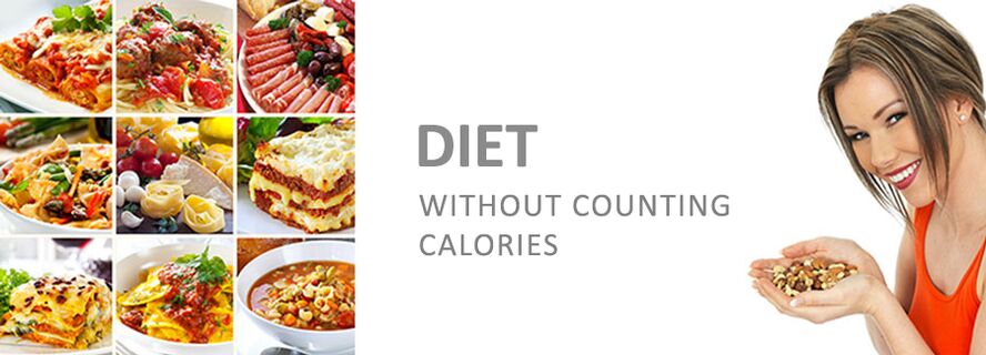 Možnosti jídel pro dietu bez kalorického účtu