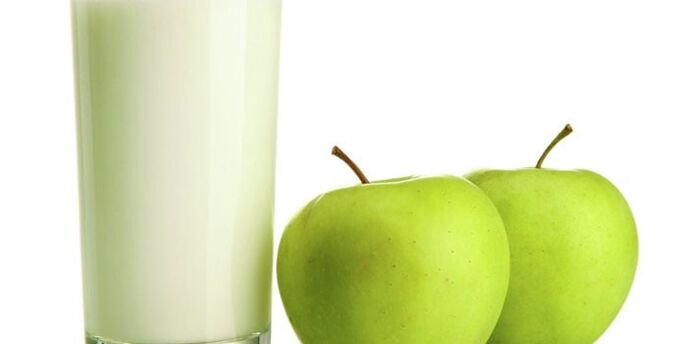 jablka a kefír na hubnutí