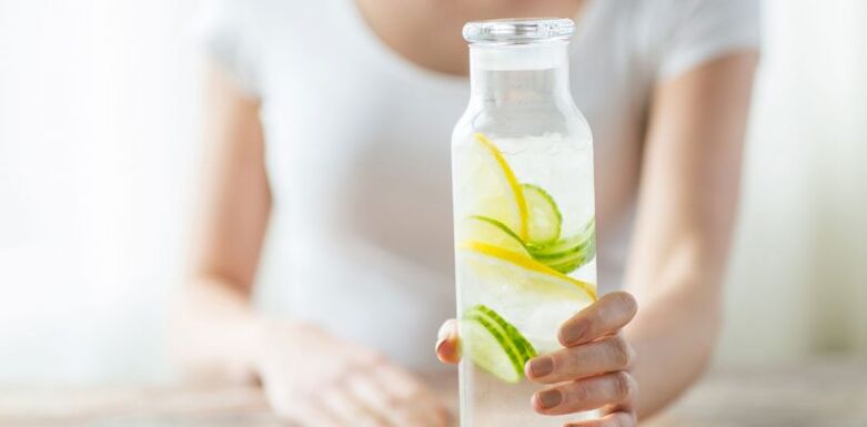 okurková voda pro pitnou dietu